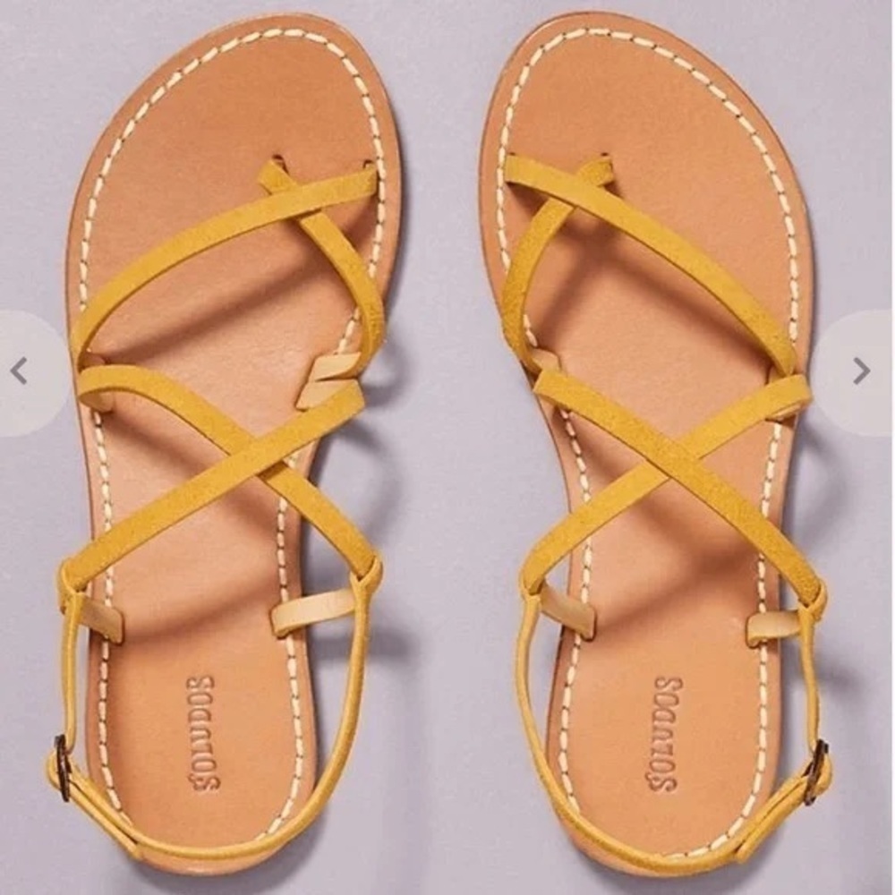 Soludos | Zoe Strappy Sandal Marigold Various Sizes Available Boho Beach